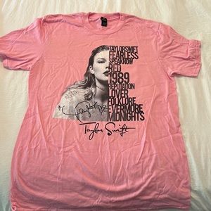 Pink Taylor swift all albums t- shirt